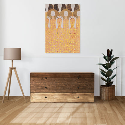 Obraz  Beethoven Frieze, Klimt Vintage do Salonu