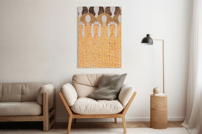 Obraz  Beethoven Frieze, Klimt Vintage do Salonu