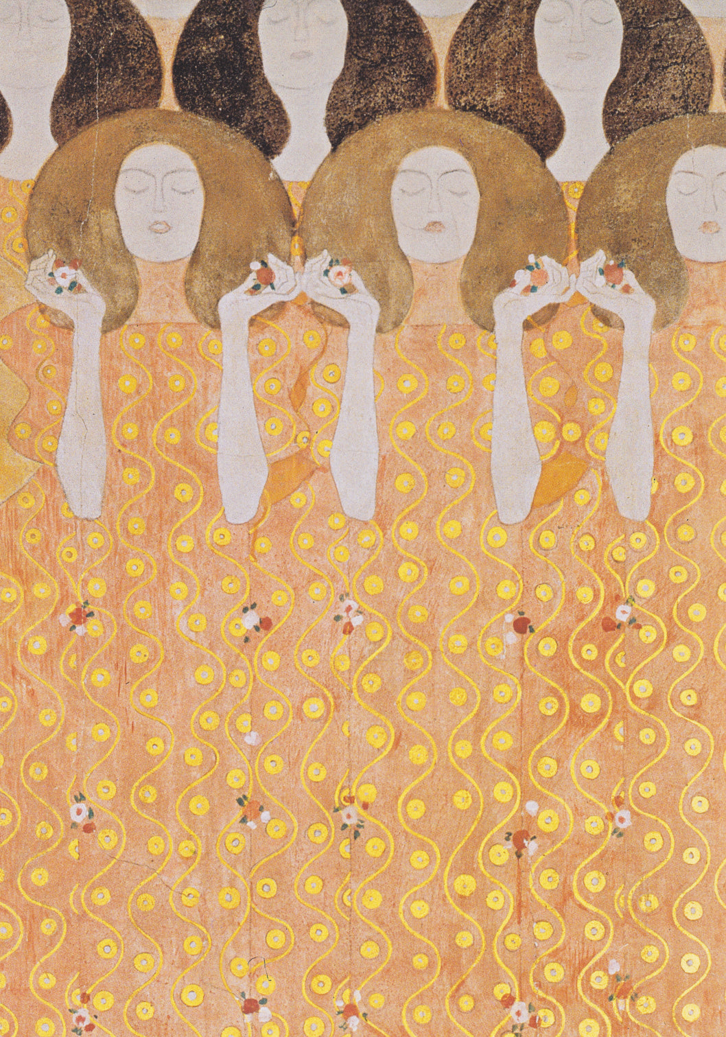 Plakat  Beethoven Frieze, Klimt Vintage do Salonu