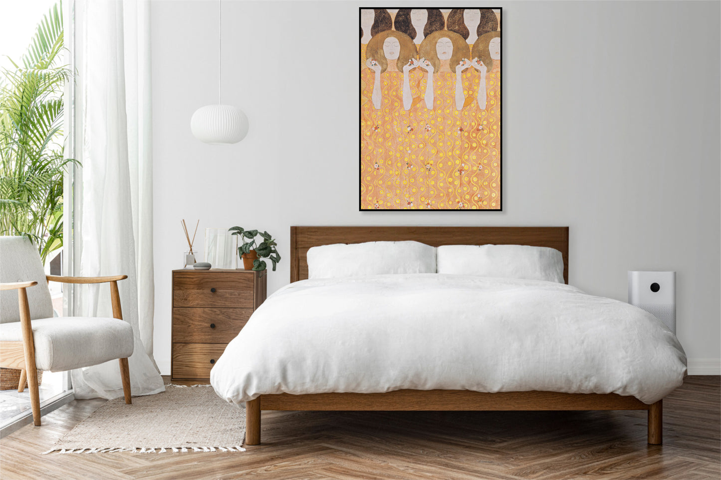 Plakat  Beethoven Frieze, Klimt Vintage do Salonu