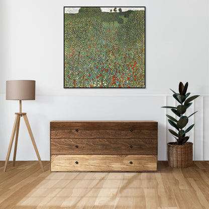 Plakat  Mohnfeld, Gustaw Klimt Vintage do Salonu