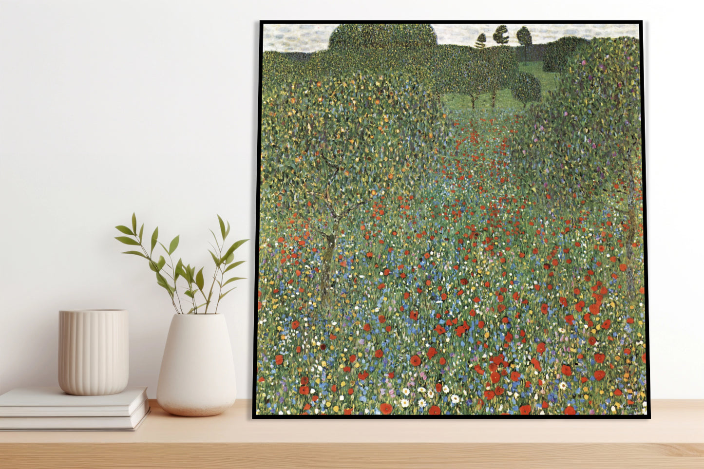 Plakat  Mohnfeld, Gustaw Klimt Vintage do Salonu