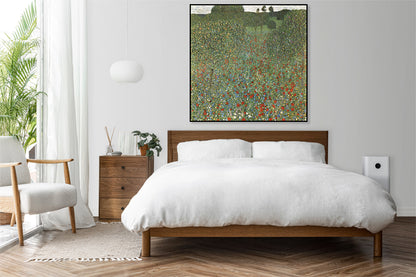 Plakat  Mohnfeld, Gustaw Klimt Vintage do Salonu