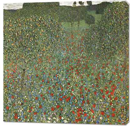 Obraz  Mohnfeld, Gustaw Klimt Vintage do Salonu