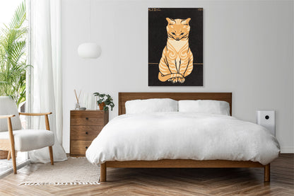 Obraz  Sitting Cat, Julie de Graag Vintage do Salonu