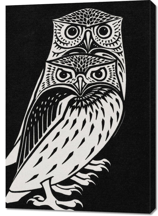 Obraz  Two Owls,Julie de Graag  Vintage do Salonu