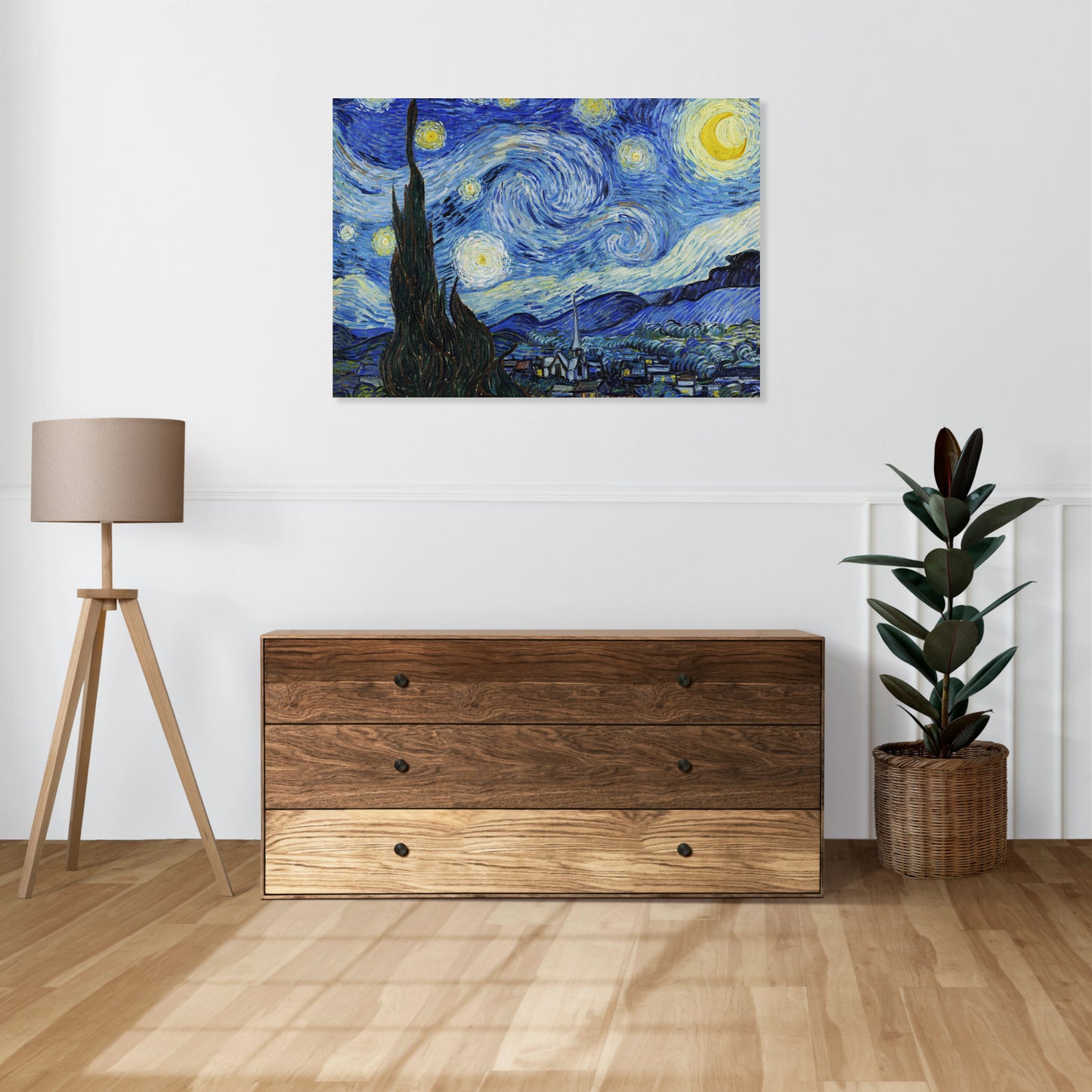 Obraz  Gwiaździsta Noc, Van Gogh Vintage do Salonu