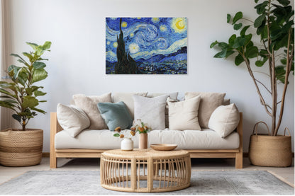 Obraz  Gwiaździsta Noc, Van Gogh Vintage do Salonu