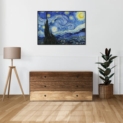 Plakat  Gwiaździsta Noc, Van Gogh Vintage do Salonu