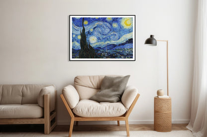 Plakat  Gwiaździsta Noc, Van Gogh Vintage do Salonu