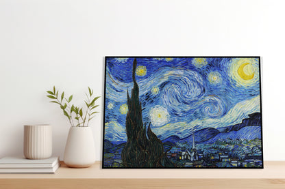 Plakat  Gwiaździsta Noc, Van Gogh Vintage do Salonu