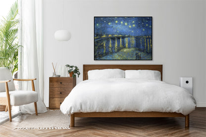 Plakat  Gwiaździsta Noc nad Rodanem, Van Gogh Vintage