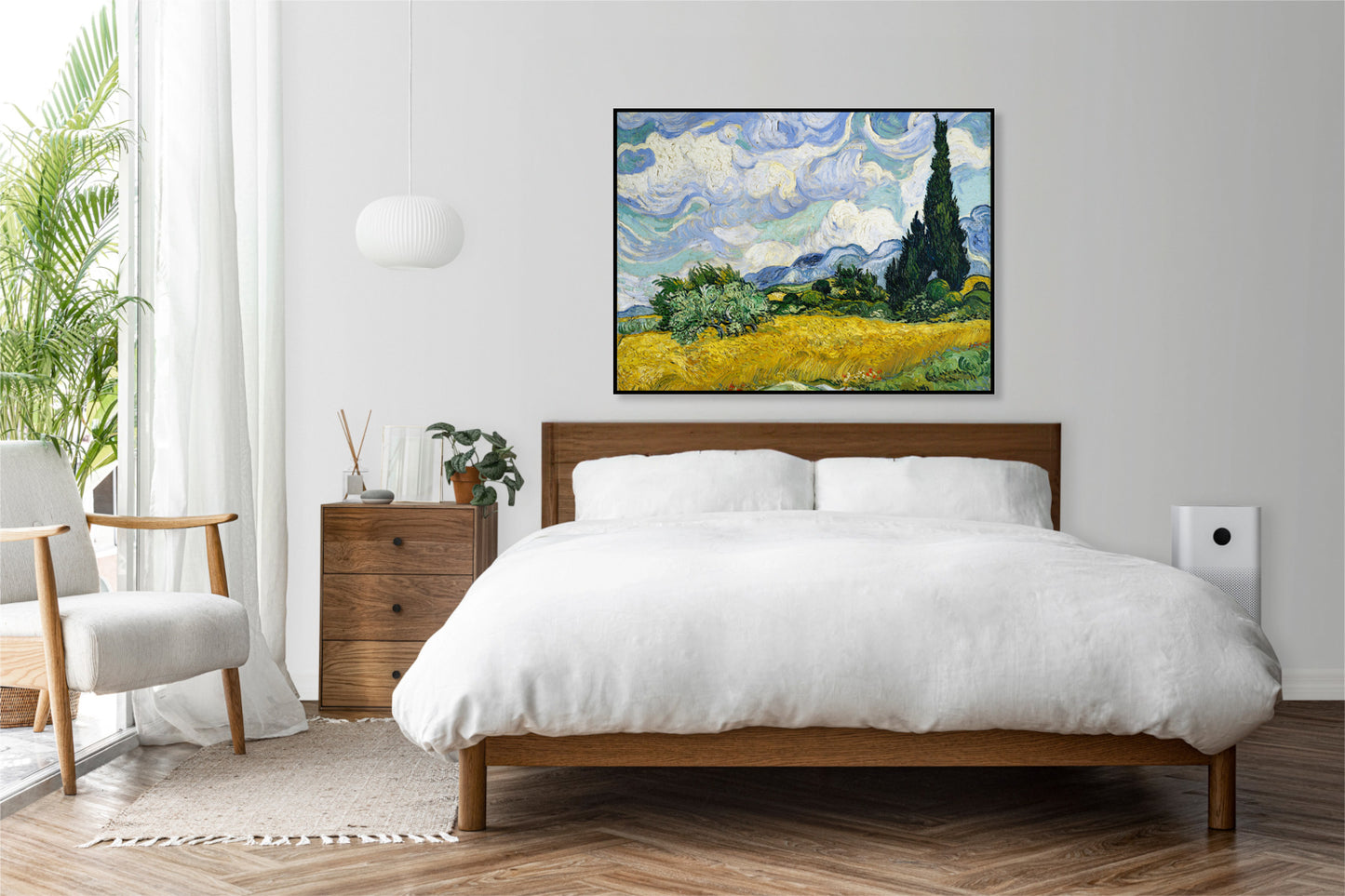 Plakat  Wheat Field with Cypresses, Van Gogh Vintage