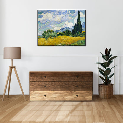 Plakat  Wheat Field with Cypresses, Van Gogh Vintage