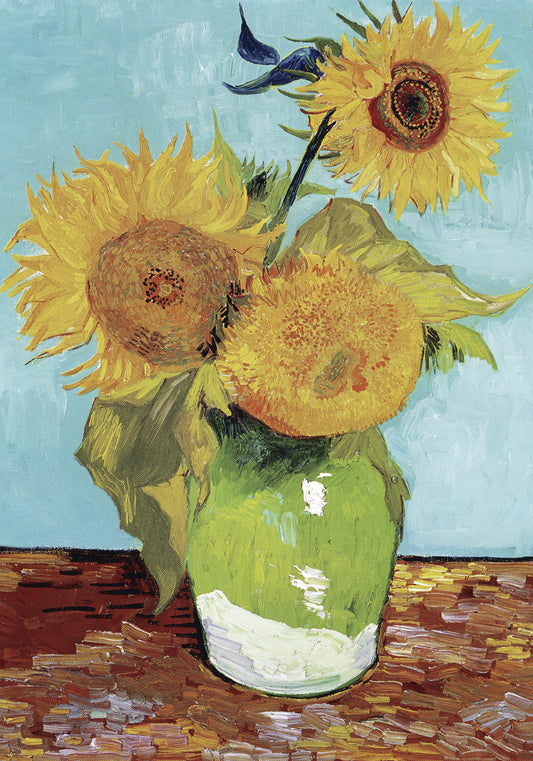 Plakat  Vase with Three Sunflowers, Van Gogh Vintage