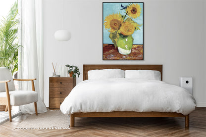 Plakat  Vase with Three Sunflowers, Van Gogh Vintage