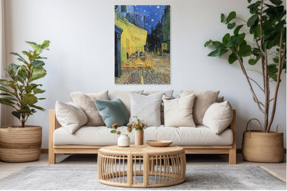 Obraz  Café Terrace at Night, Van Gogh Vintage do Salonu