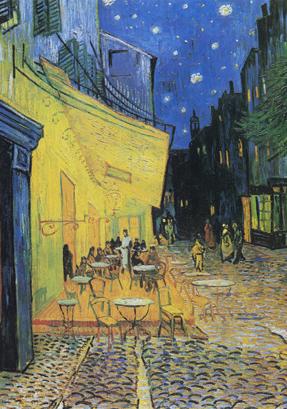 Plakat  Café Terrace at Night, Van Gogh Vintage do Salonu