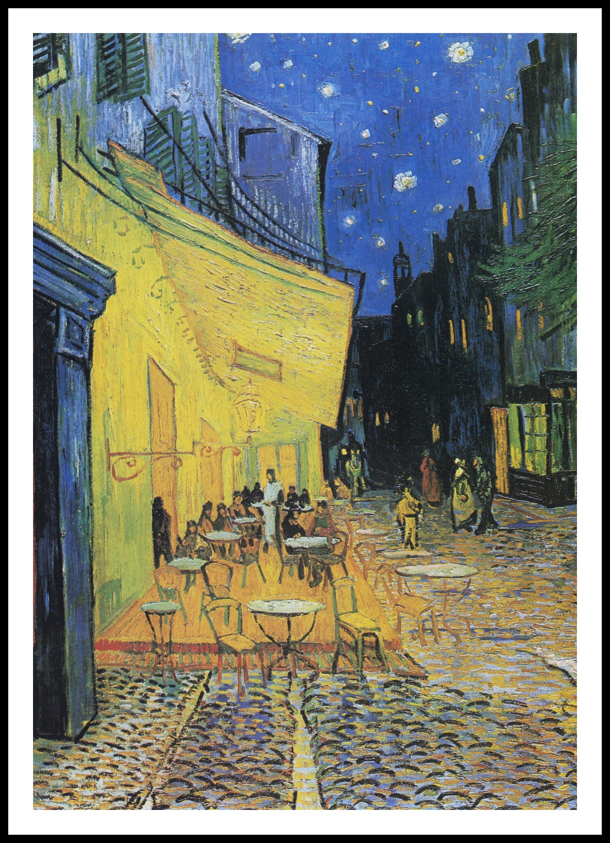 Plakat  Café Terrace at Night, Van Gogh Vintage do Salonu