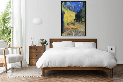 Plakat  Café Terrace at Night, Van Gogh Vintage do Salonu