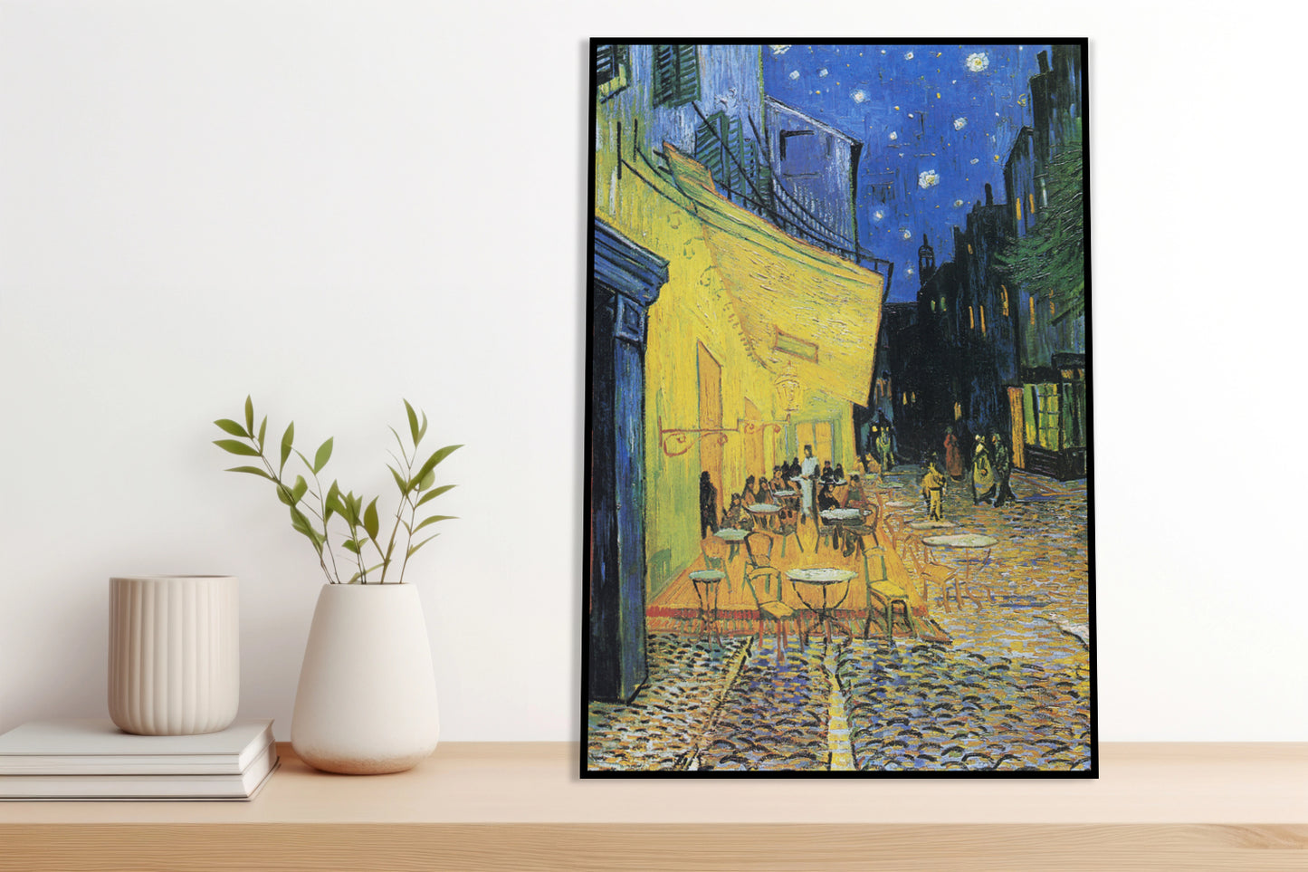 Plakat  Café Terrace at Night, Van Gogh Vintage do Salonu