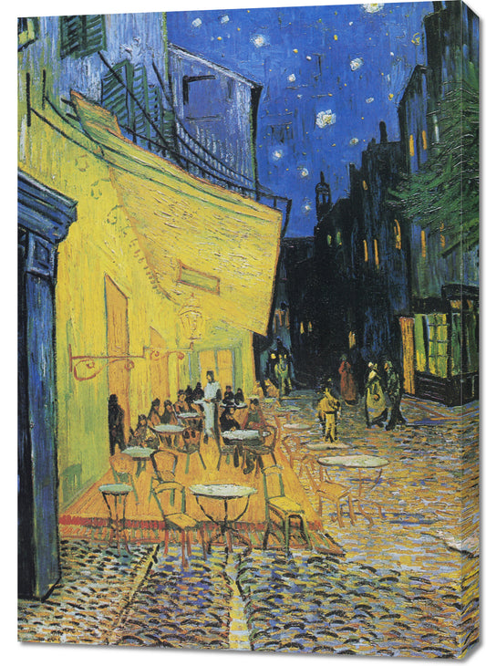 Obraz  Café Terrace at Night, Van Gogh Vintage do Salonu