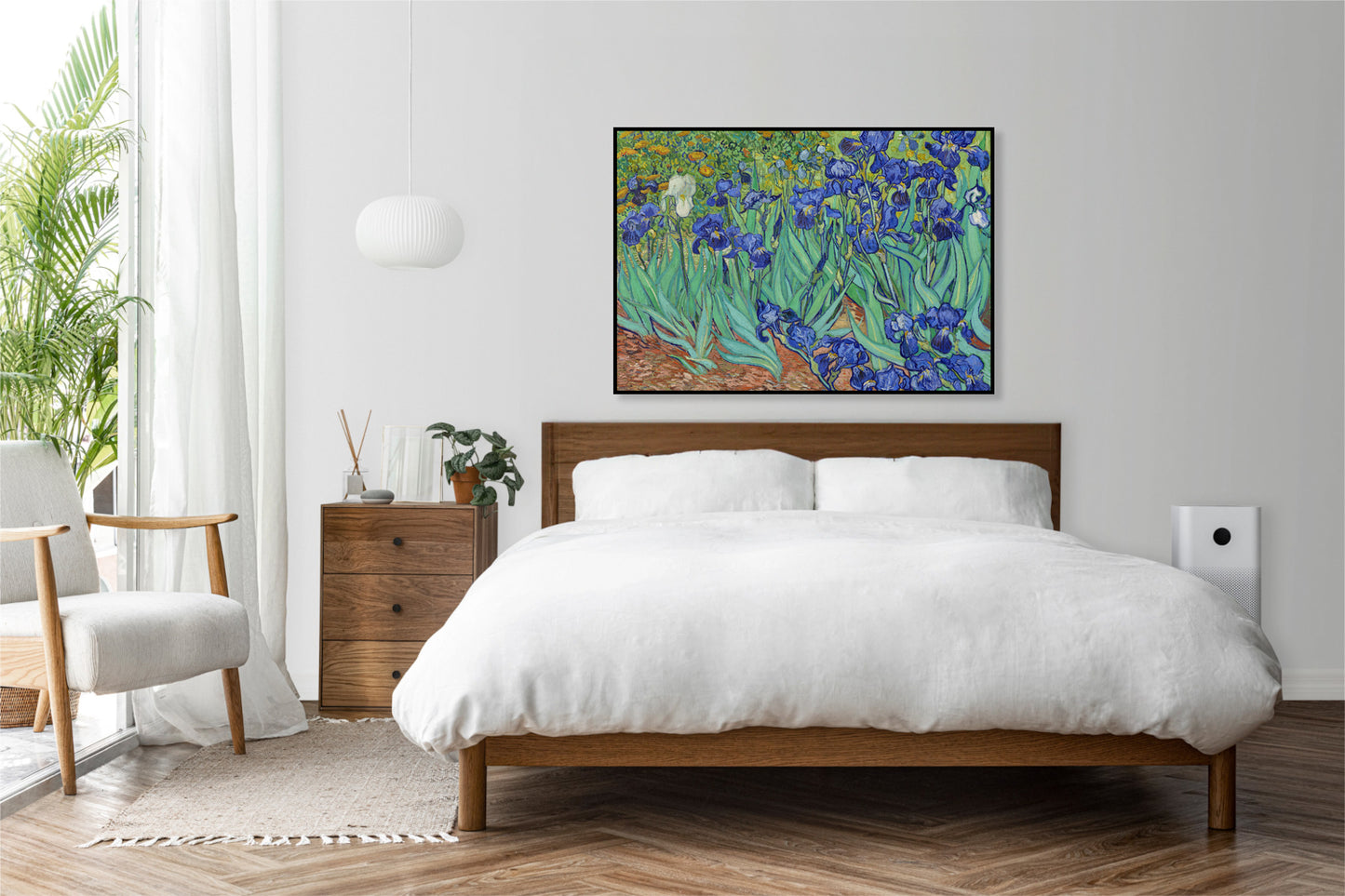 Plakat  Irises, Van Gogh Vintage do Salonu