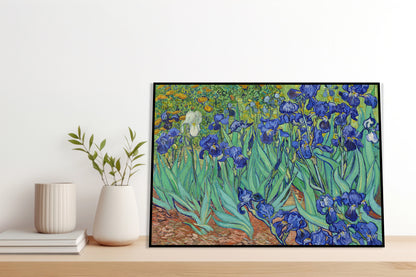 Plakat  Irises, Van Gogh Vintage do Salonu