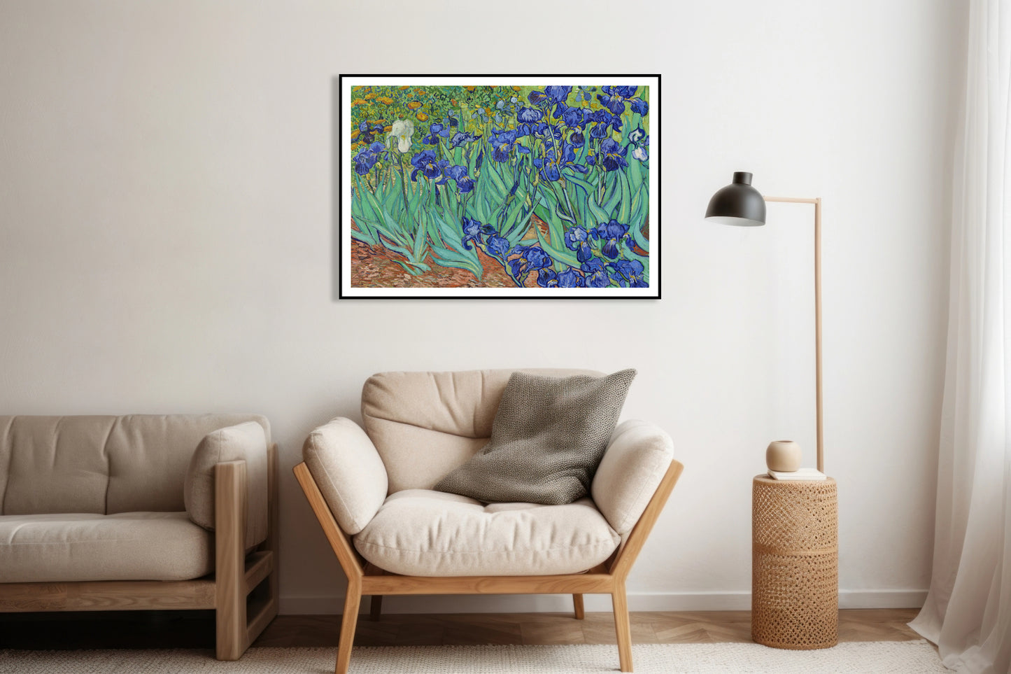Plakat  Irises, Van Gogh Vintage do Salonu