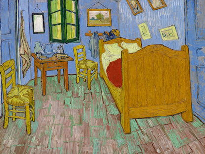 Plakat  The Bedroom, Van Gogh Vintage do Salonu