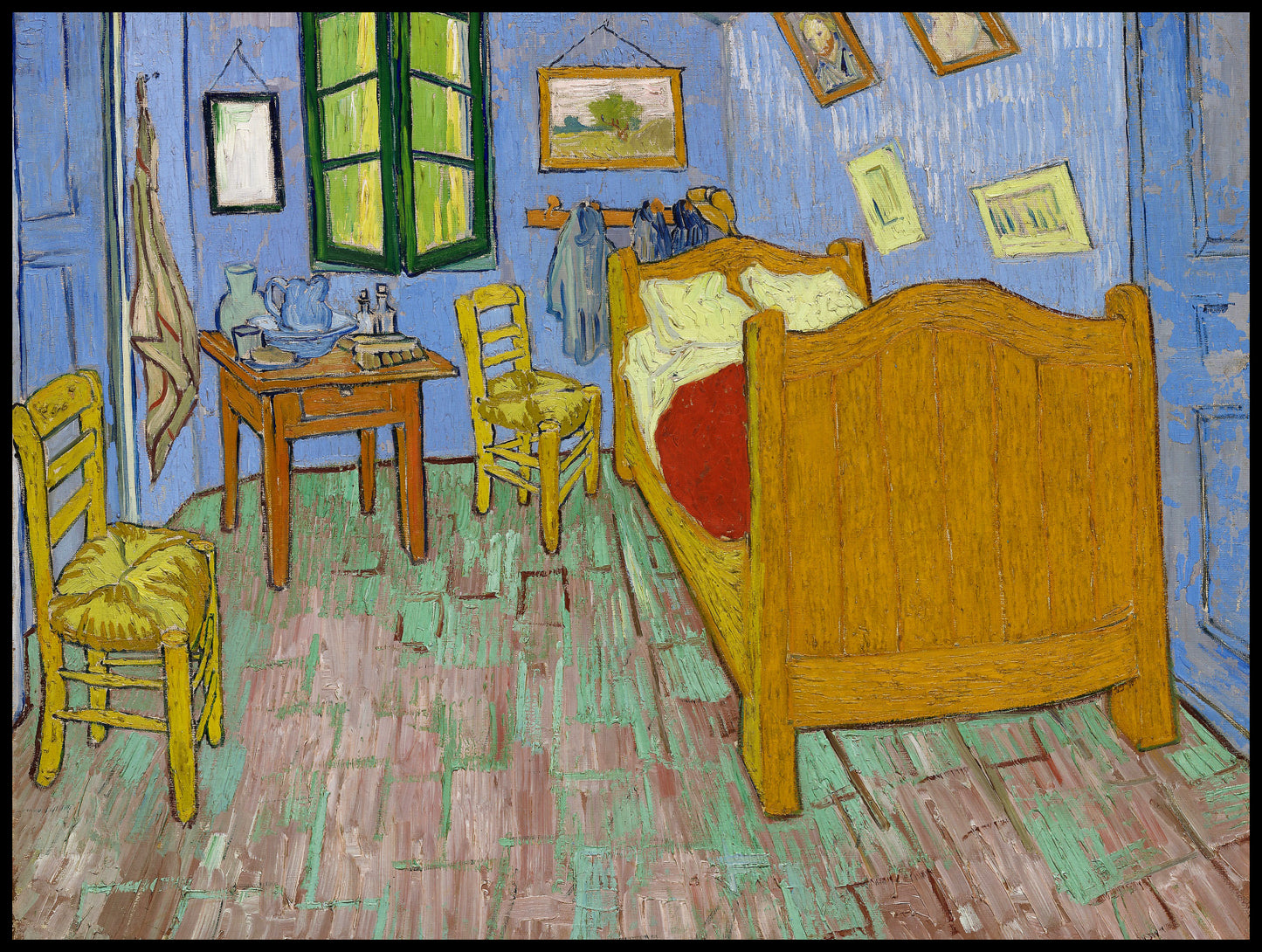 Plakat  The Bedroom, Van Gogh Vintage do Salonu