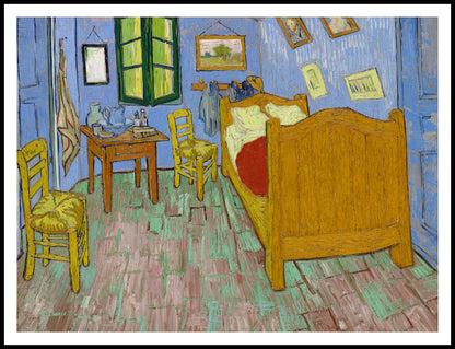 Plakat  The Bedroom, Van Gogh Vintage do Salonu