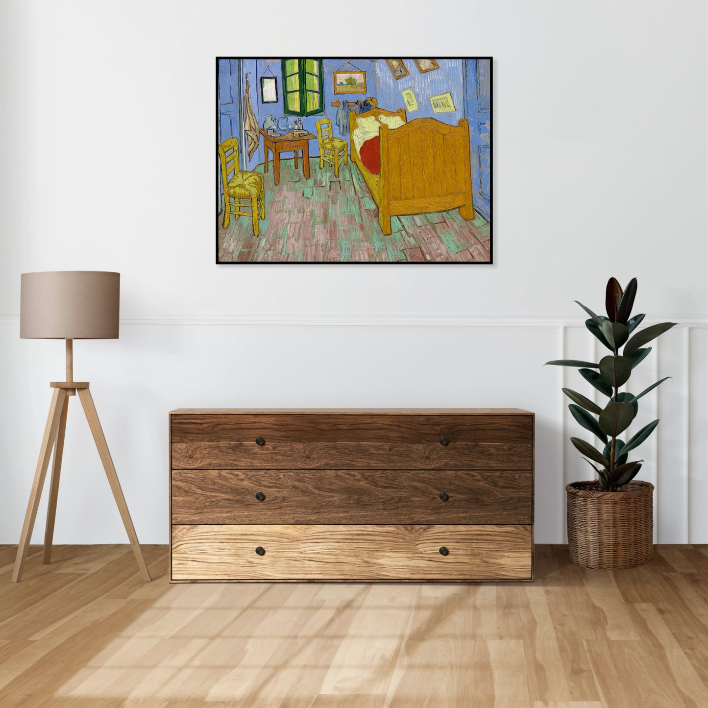 Plakat  The Bedroom, Van Gogh Vintage do Salonu