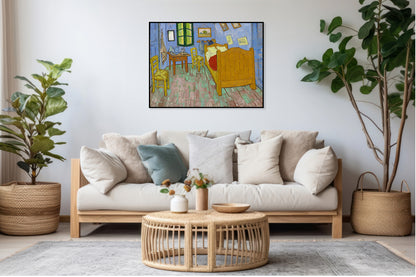 Plakat  The Bedroom, Van Gogh Vintage do Salonu