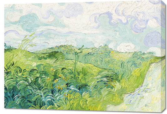 Obraz  Green Wheat Fields, Van Gogh Vintage do Salonu