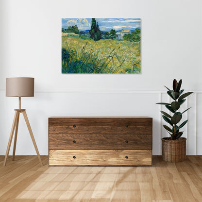 Obraz   Green Wheat Field with Cypress, Van Gogh Vintage
