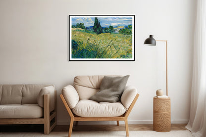 Plakat   Green Wheat Field with Cypress, Van Gogh Vintage