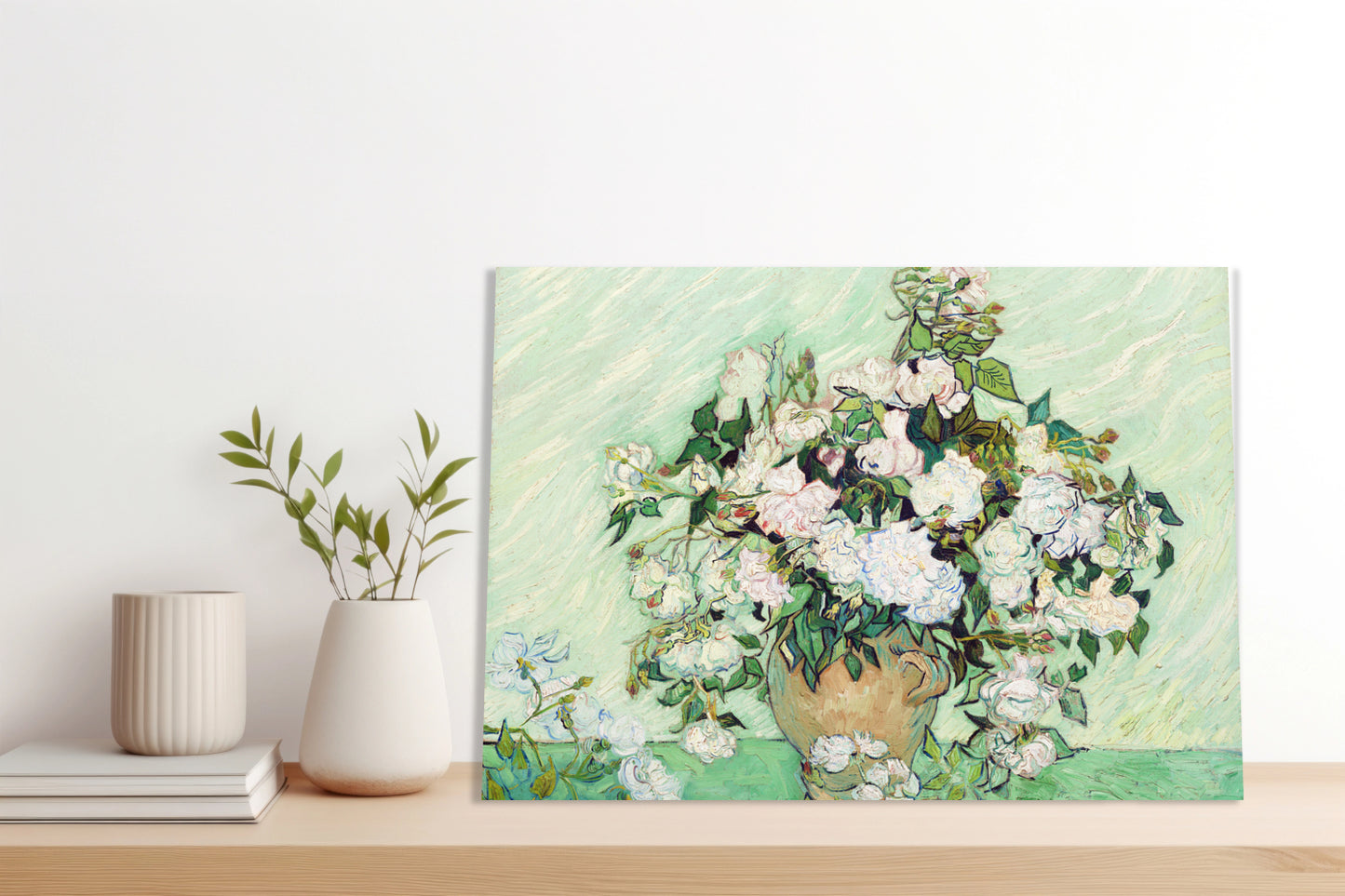 Obraz   Wazon z Różami, Van Gogh Vintage do Salonu