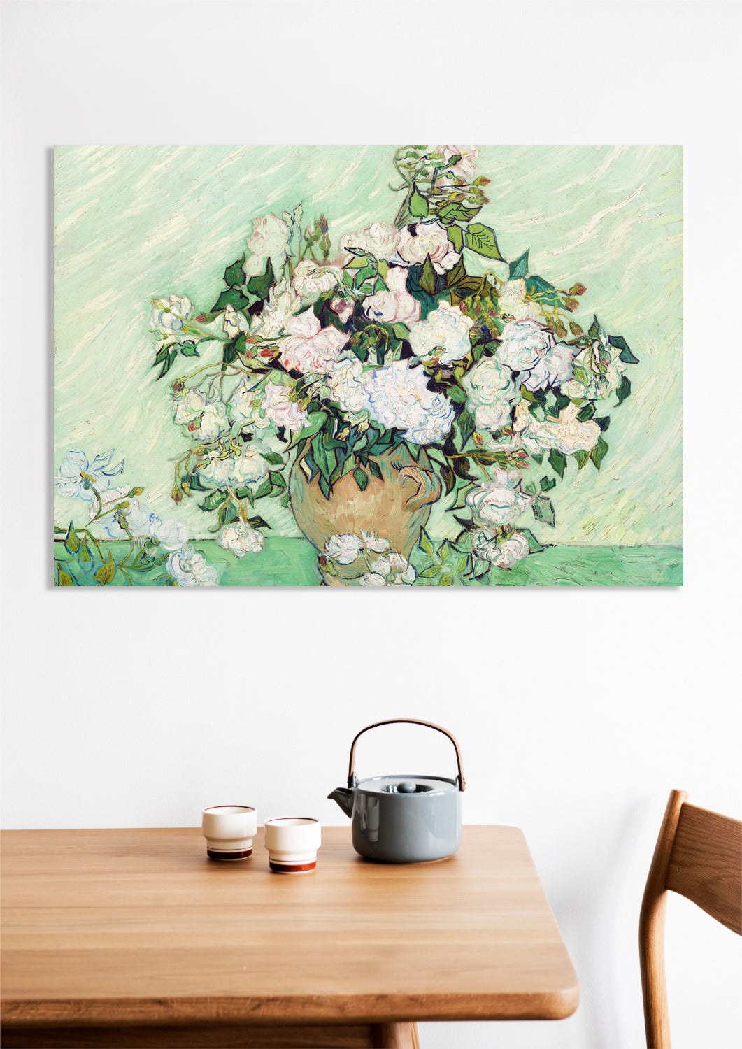 Obraz   Wazon z Różami, Van Gogh Vintage do Salonu