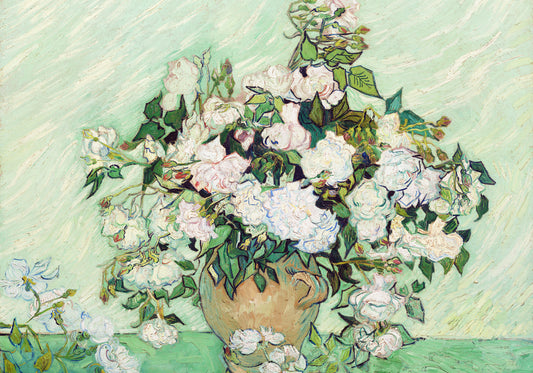 Plakat   Wazon z Różami, Van Gogh Vintage do Salonu