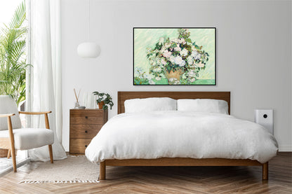 Plakat   Wazon z Różami, Van Gogh Vintage do Salonu
