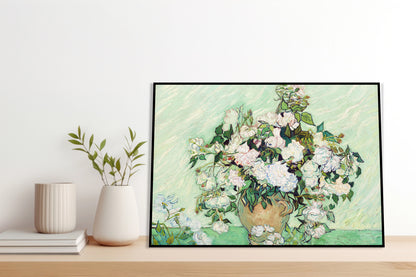 Plakat   Wazon z Różami, Van Gogh Vintage do Salonu