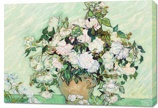 Obraz   Wazon z Różami, Van Gogh Vintage do Salonu