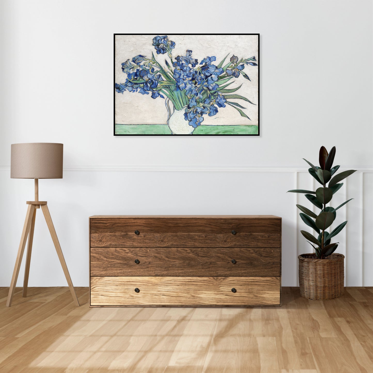 Plakat  Irises 2, Van Gogh Vintage do Salonu