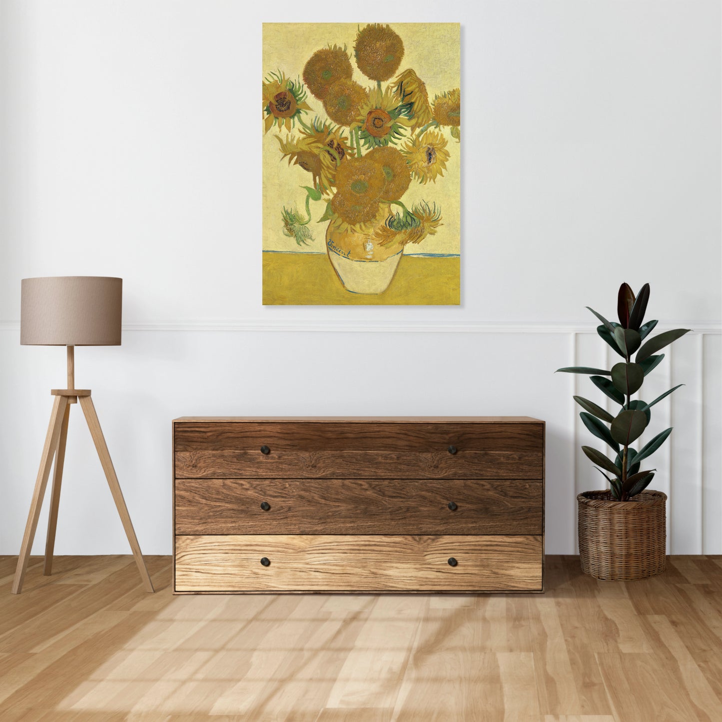 Obraz   Słoneczniki, Van Gogh Vintage do Salonu