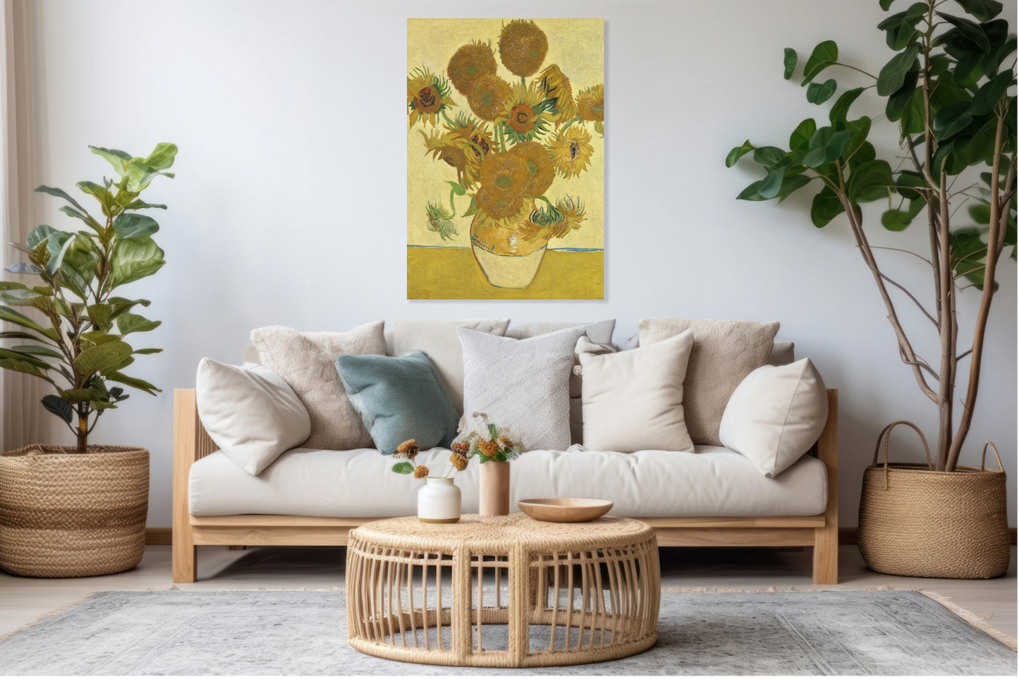 Obraz   Słoneczniki, Van Gogh Vintage do Salonu