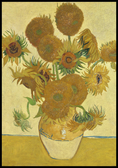 Plakat   Słoneczniki, Van Gogh Vintage do Salonu