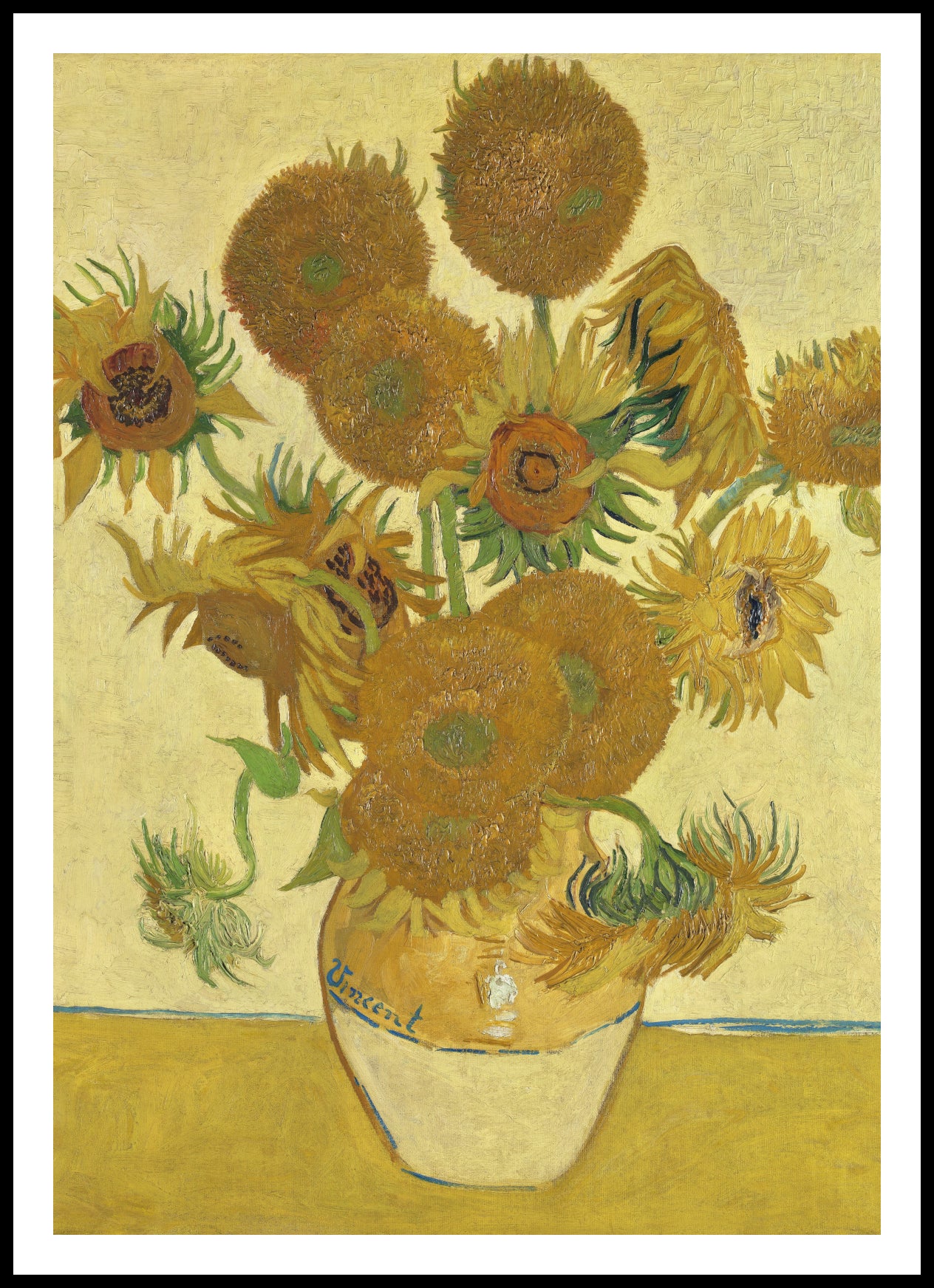 Plakat   Słoneczniki, Van Gogh Vintage do Salonu