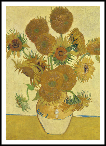 Plakat   Słoneczniki, Van Gogh Vintage do Salonu