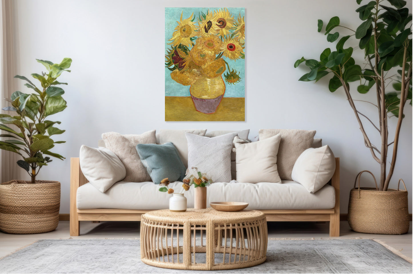 Obraz   Vase with Twelve Sunflowers, Van Gogh Vintage